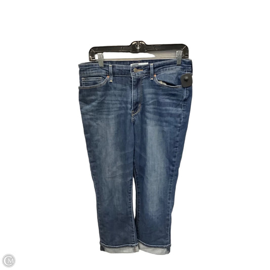 Capris By Levis In Blue Denim, Size: 8