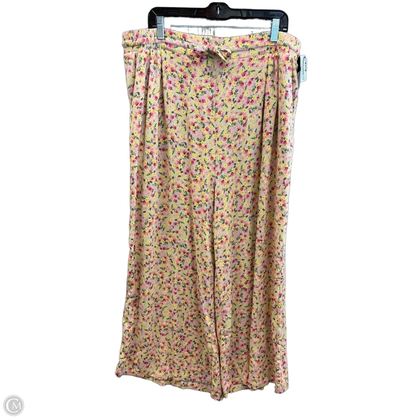 Pants Wide Leg By Torrid In Floral Print, Size: 20