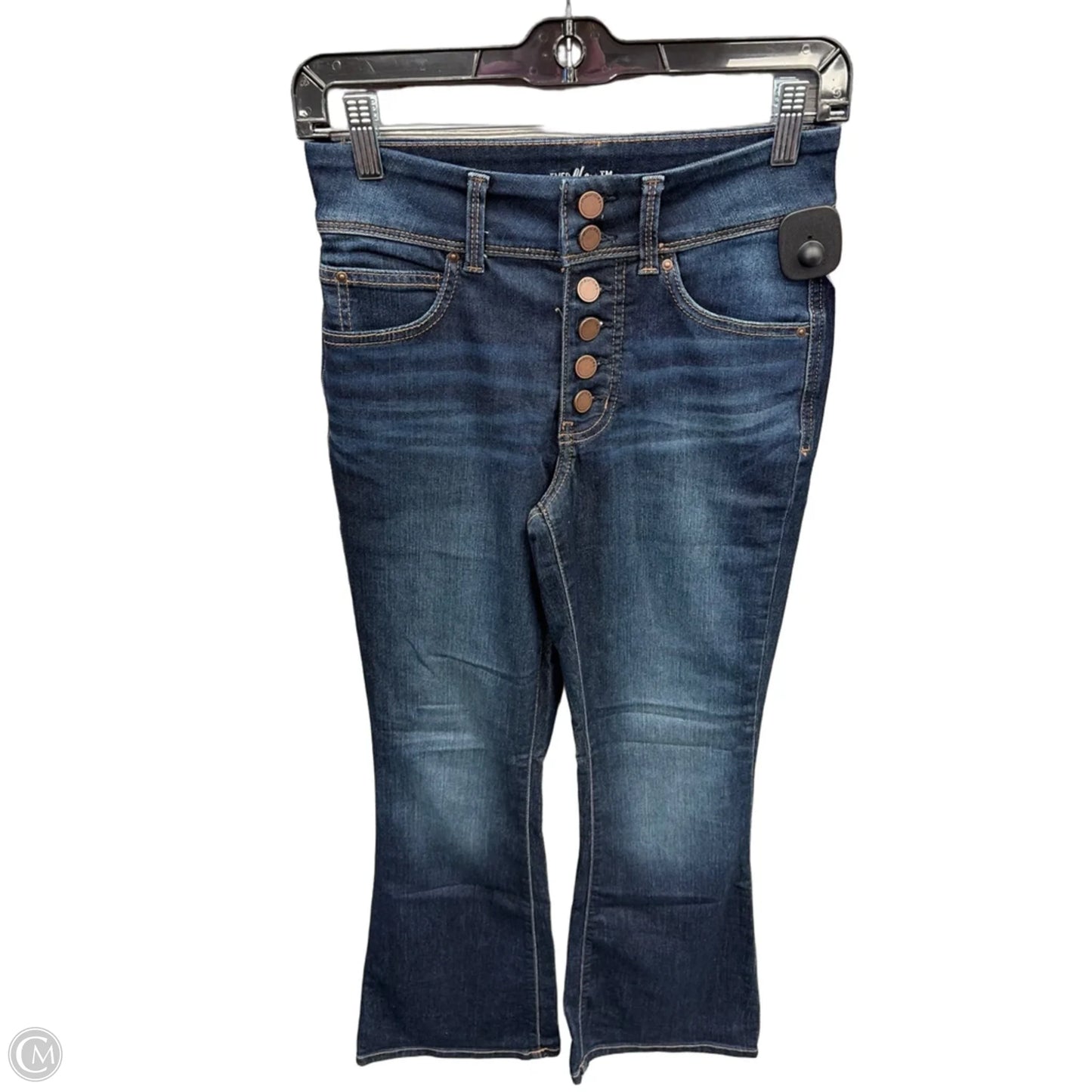 Jeans Flared By Clothes Mentor In Blue Denim, Size: 0