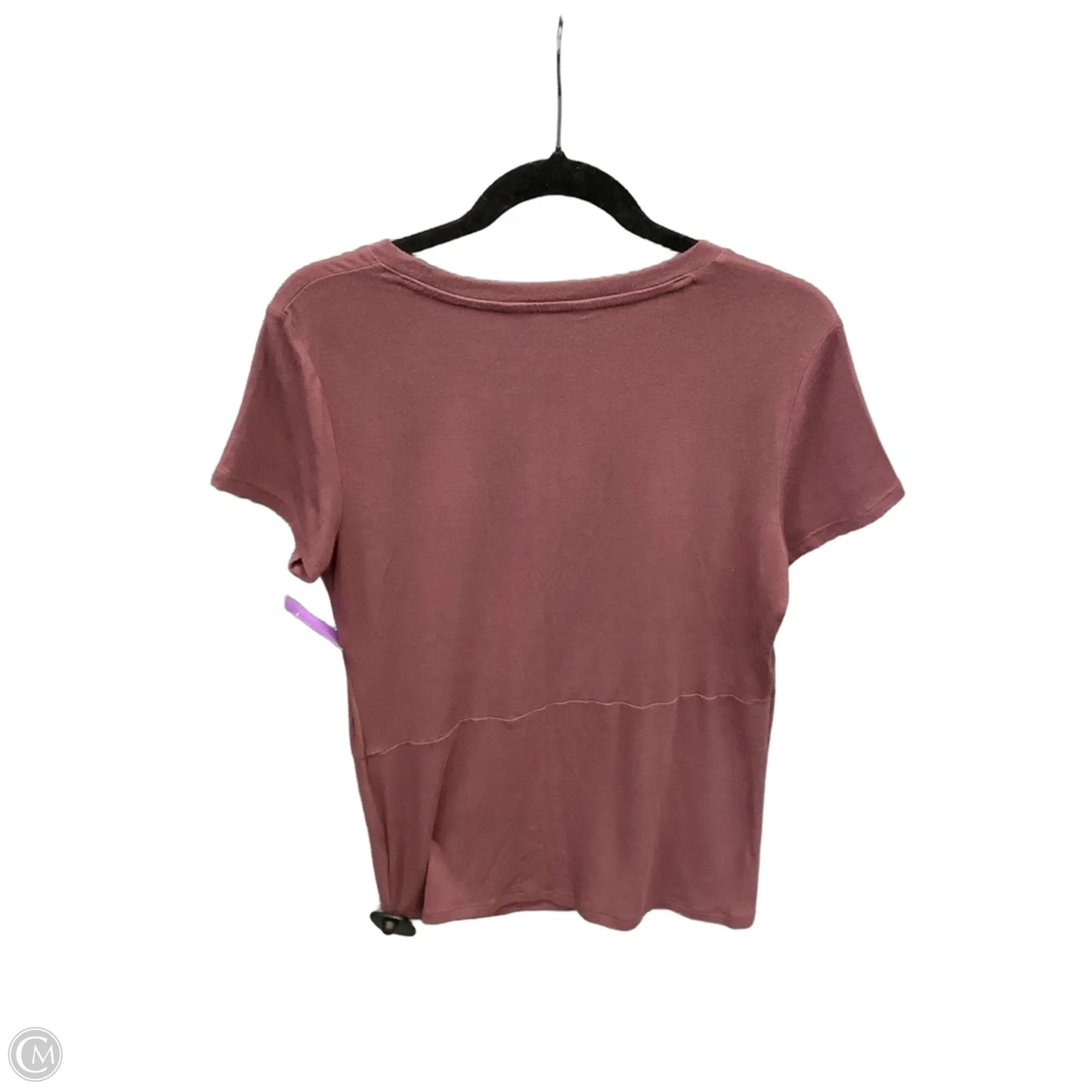 Top Short Sleeve By Simply Vera In Red, Size: M