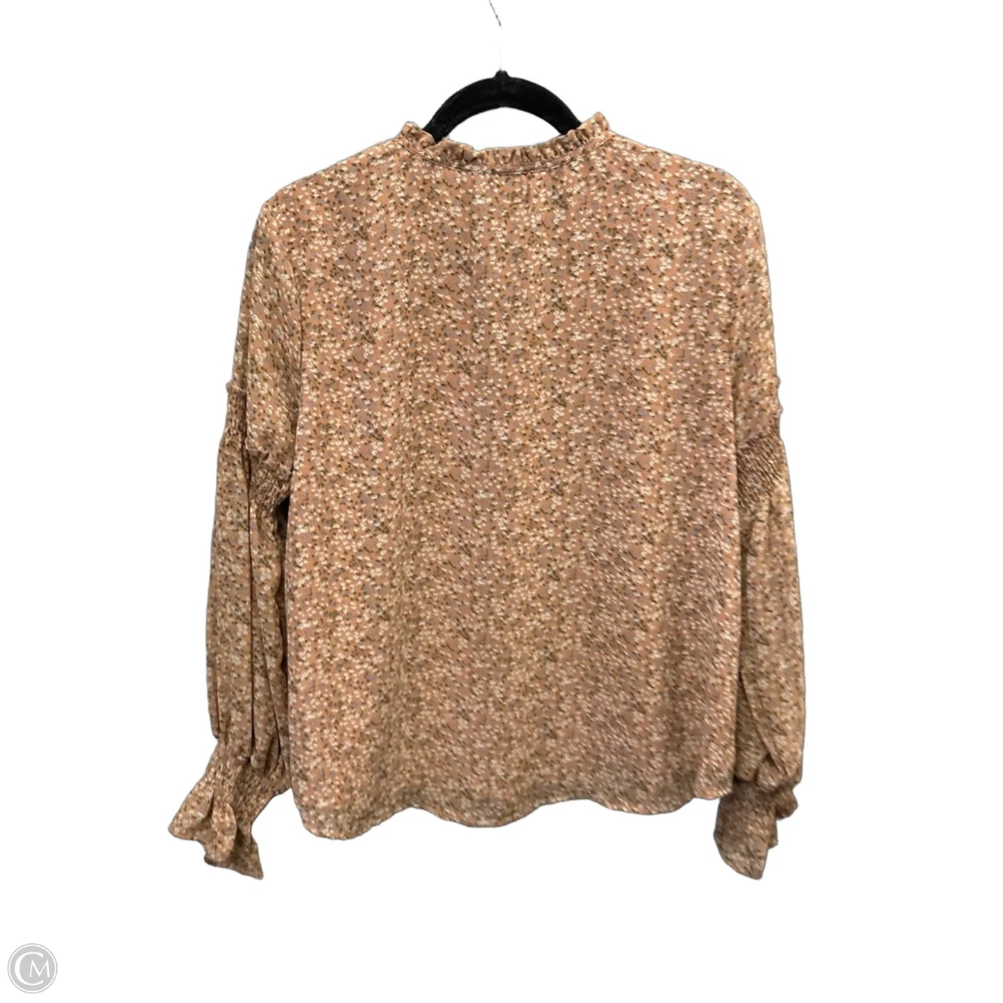 Top Long Sleeve By She + Sky In Pink, Size: M