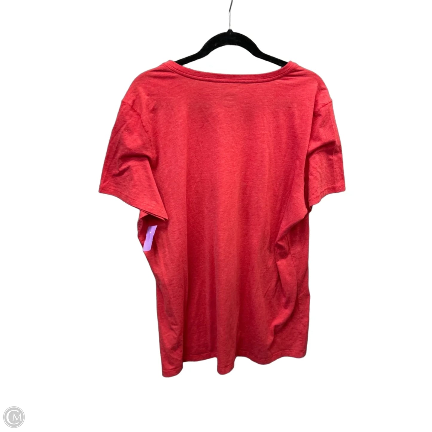 Top Short Sleeve By Life Is Good In Red, Size: Xxl