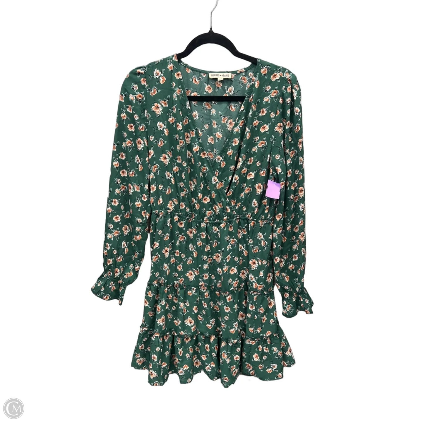 Dress Casual Short By Inspired Hearts In Green, Size: L