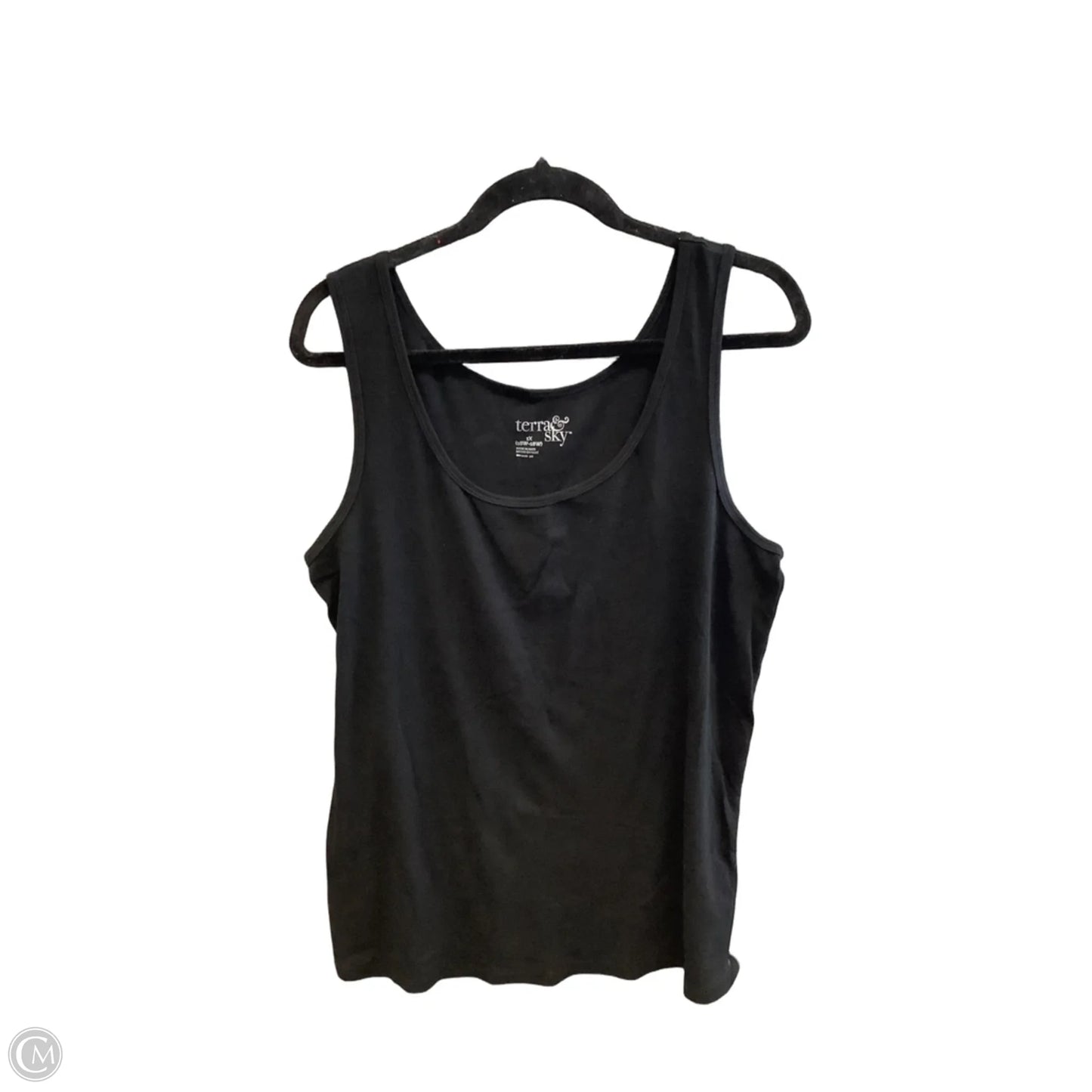 Tank Top By Terra & Sky In Black, Size: 1x