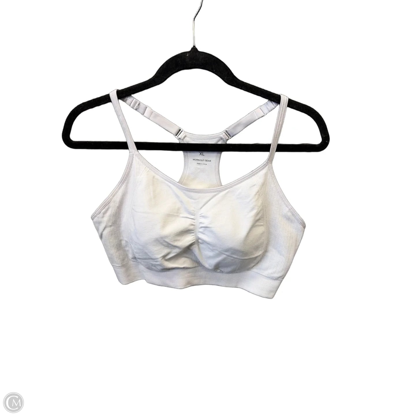 Athletic Bra By Tek Gear In Grey, Size: Xl