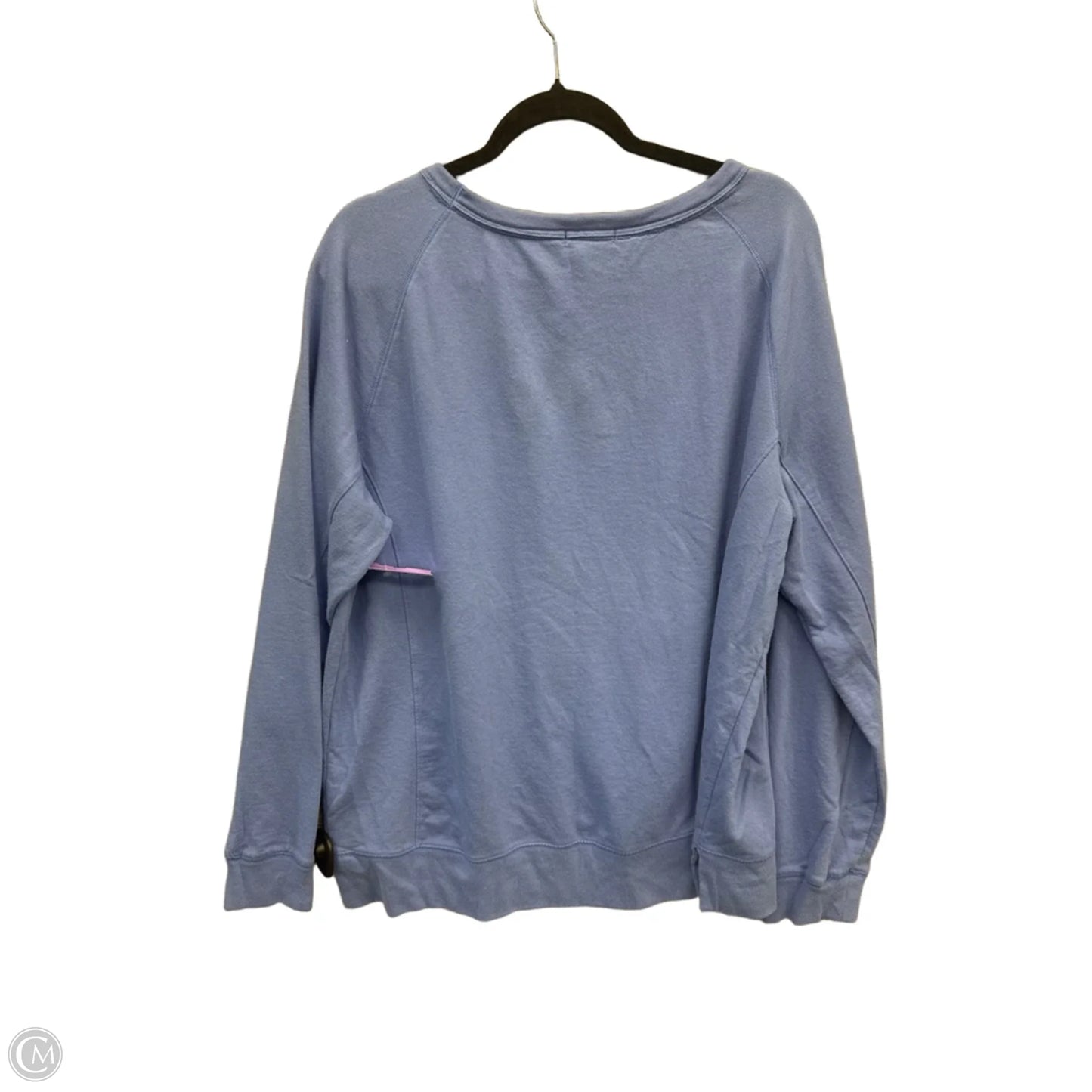 Top Long Sleeve By Gap In Blue, Size: Xxl