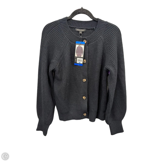 Sweater Cardigan By Banana Republic In Black, Size: L