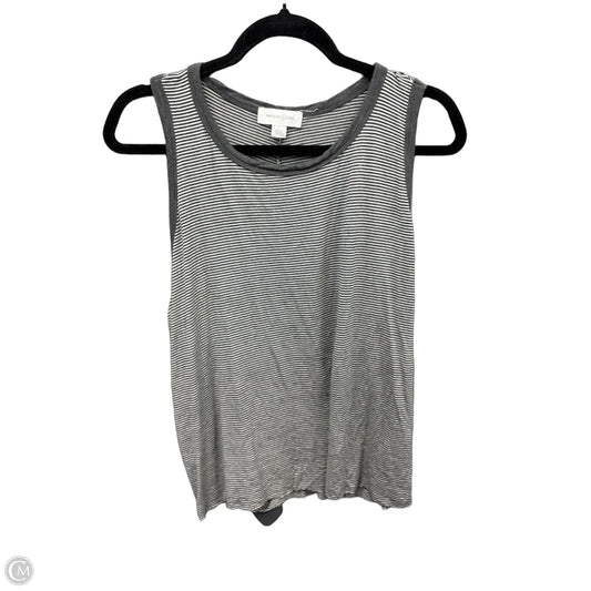 Top Sleeveless By Treasure And Bond In Striped Pattern, Size: L
