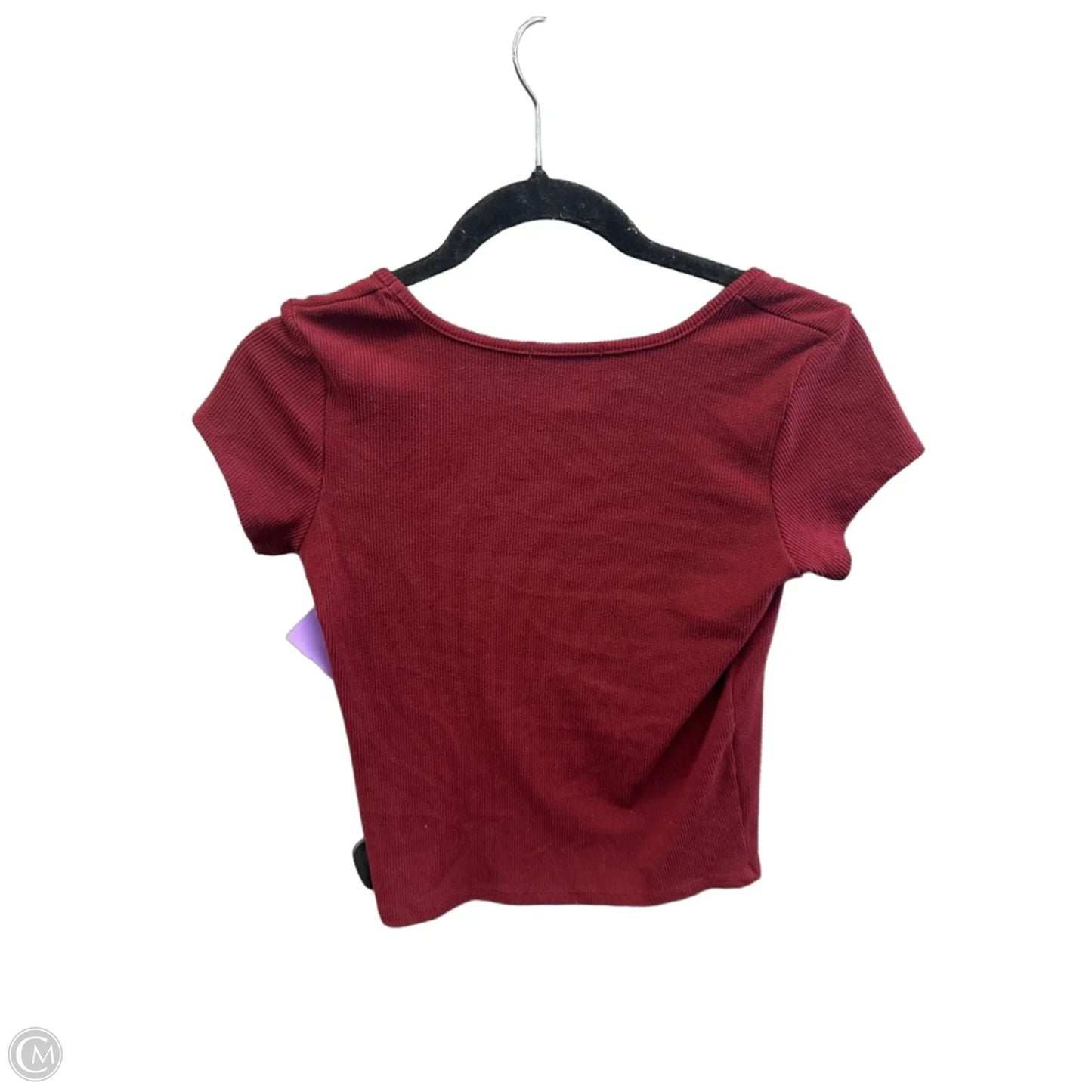 Top Short Sleeve By Clothes Mentor In Red, Size: S