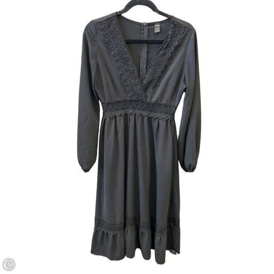 Dress Casual Midi By Shein In Black, Size: S