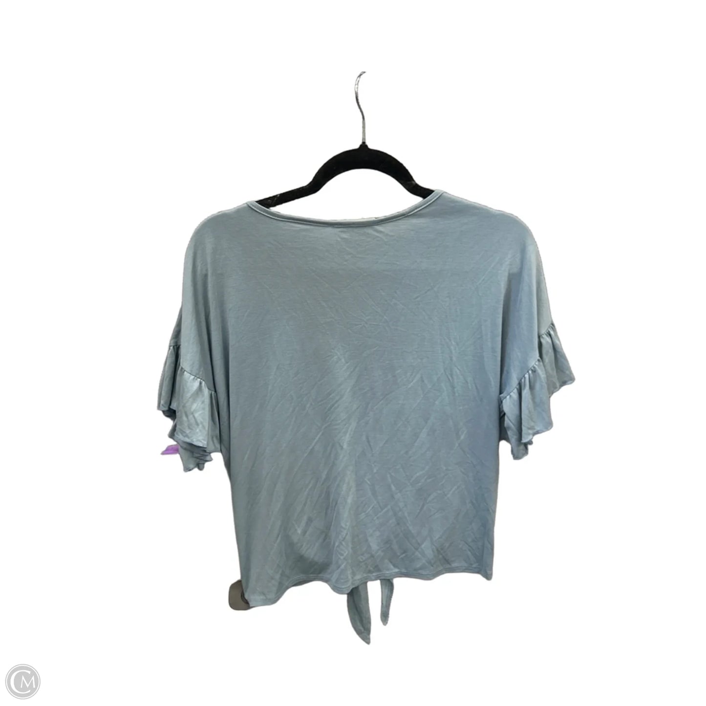 Top Short Sleeve By Caution To The Wind In Blue, Size: M