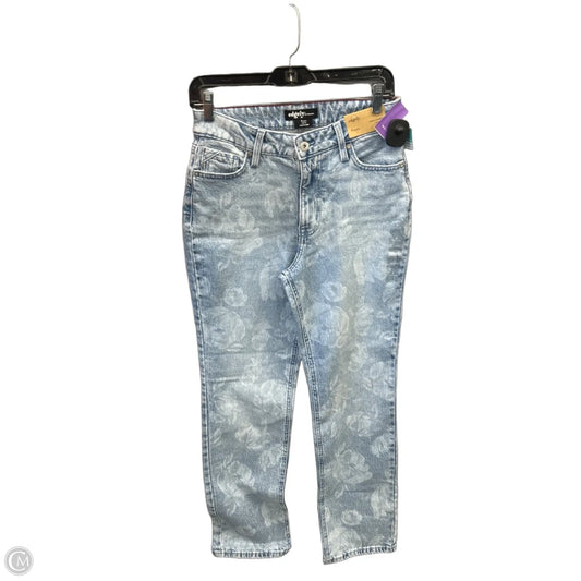 Jeans Straight By Edgely In Blue Denim, Size: 4
