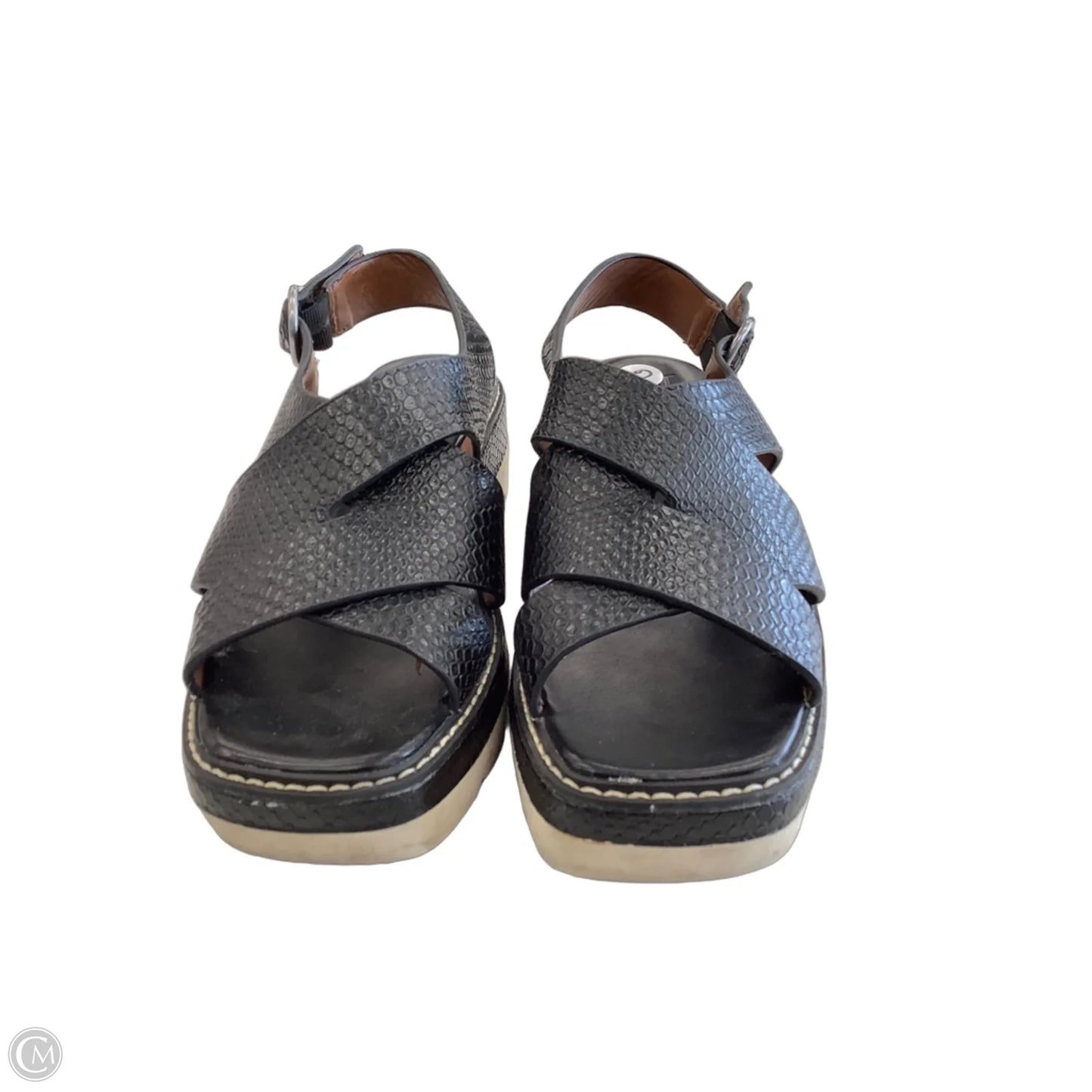 Sandals Heels Platform By Naturalizer In Black, Size: 6