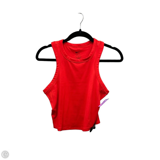 Athletic Tank Top By Nike Apparel In Red, Size: M