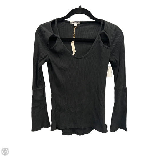 Top Long Sleeve By Clothes Mentor In Black, Size: M