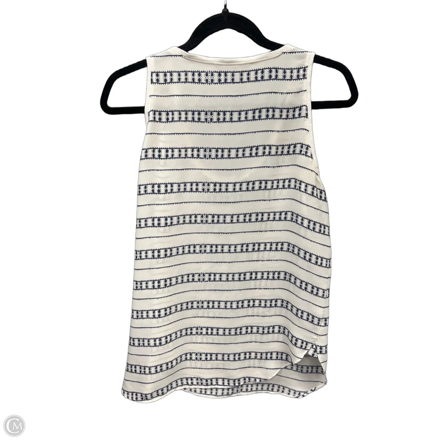 Top Sleeveless By Loft In White, Size: S