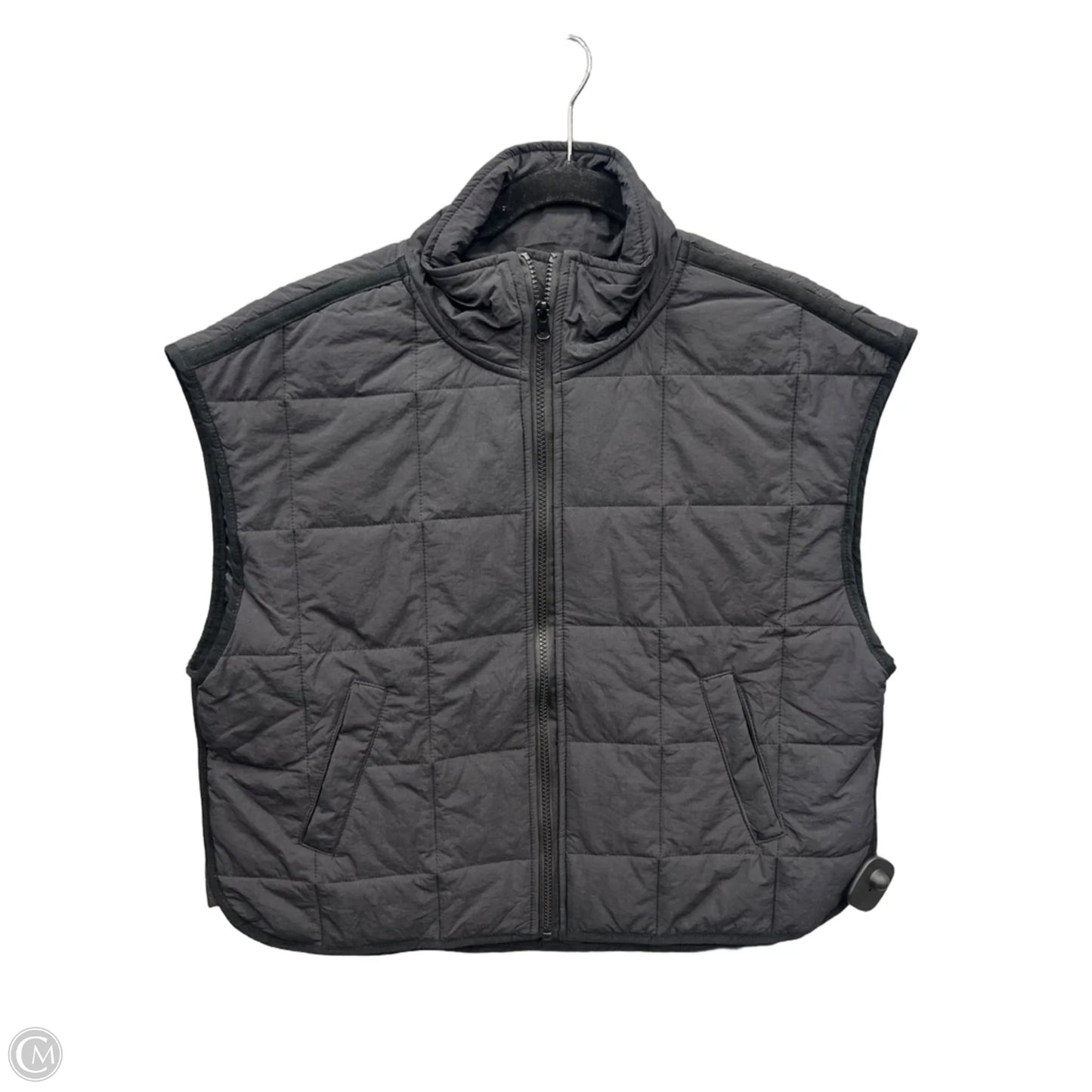 Vest Puffer & Quilted By Papermoon In Black, Size: S