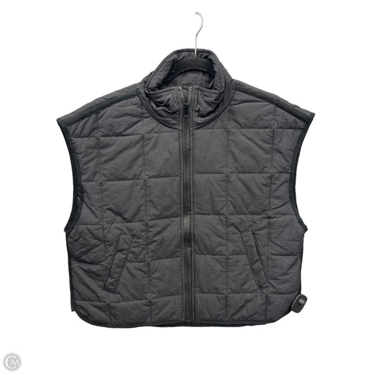 Vest Puffer & Quilted By Papermoon In Black, Size: S