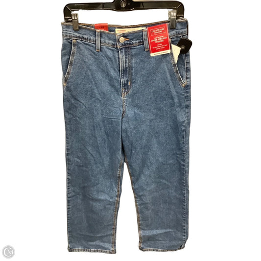 Jeans Straight By Levis In Blue Denim, Size: 6