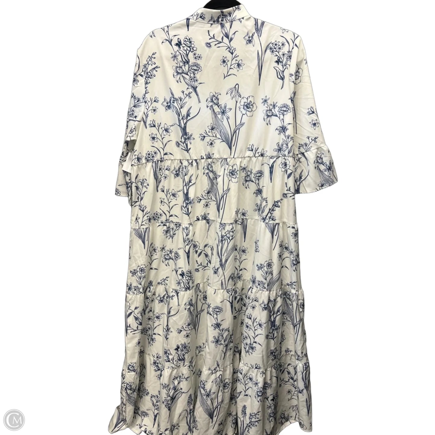 Dress Casual Maxi By Shein In Floral Print, Size: 1x