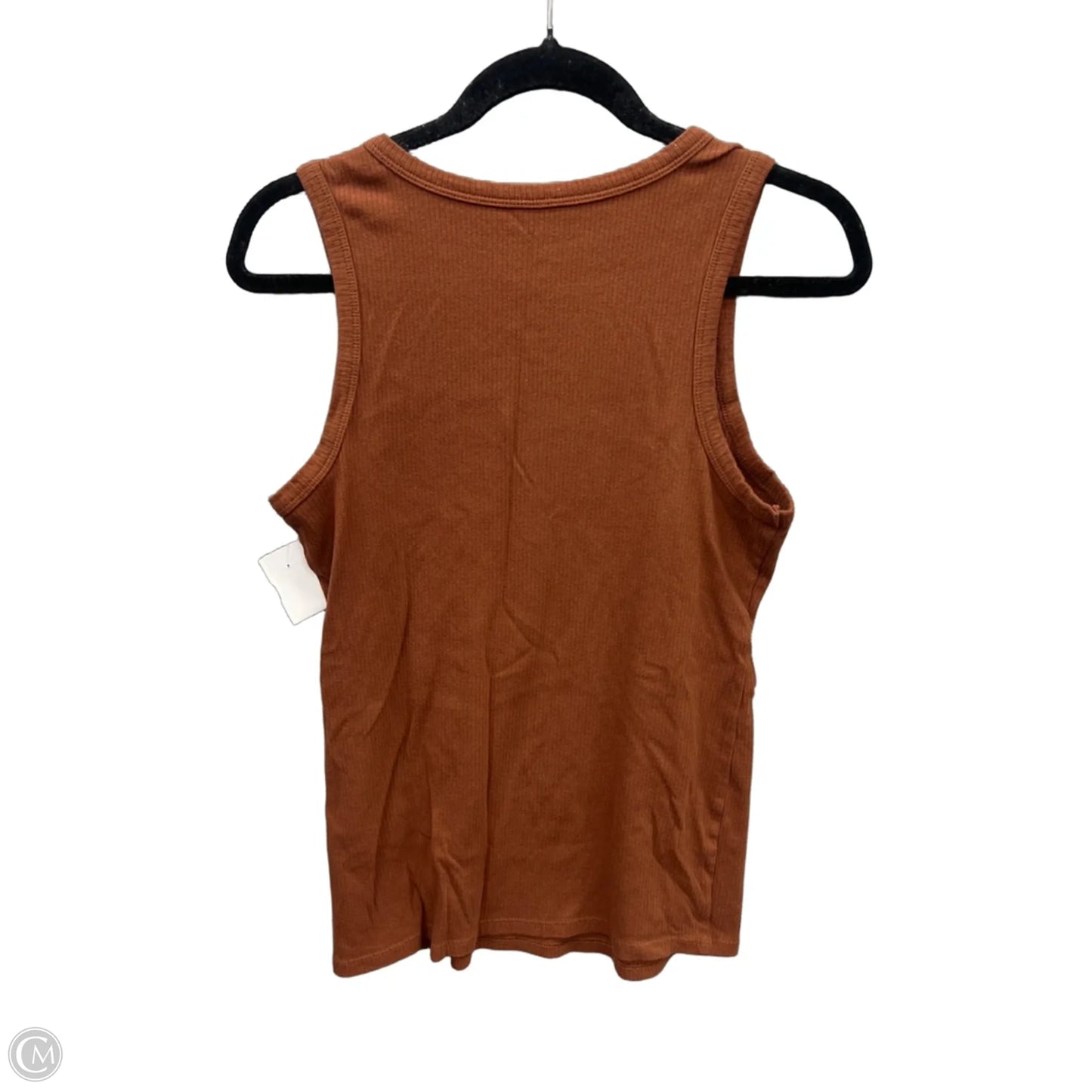 Top Sleeveless Basic By Nine West In Brown, Size: L