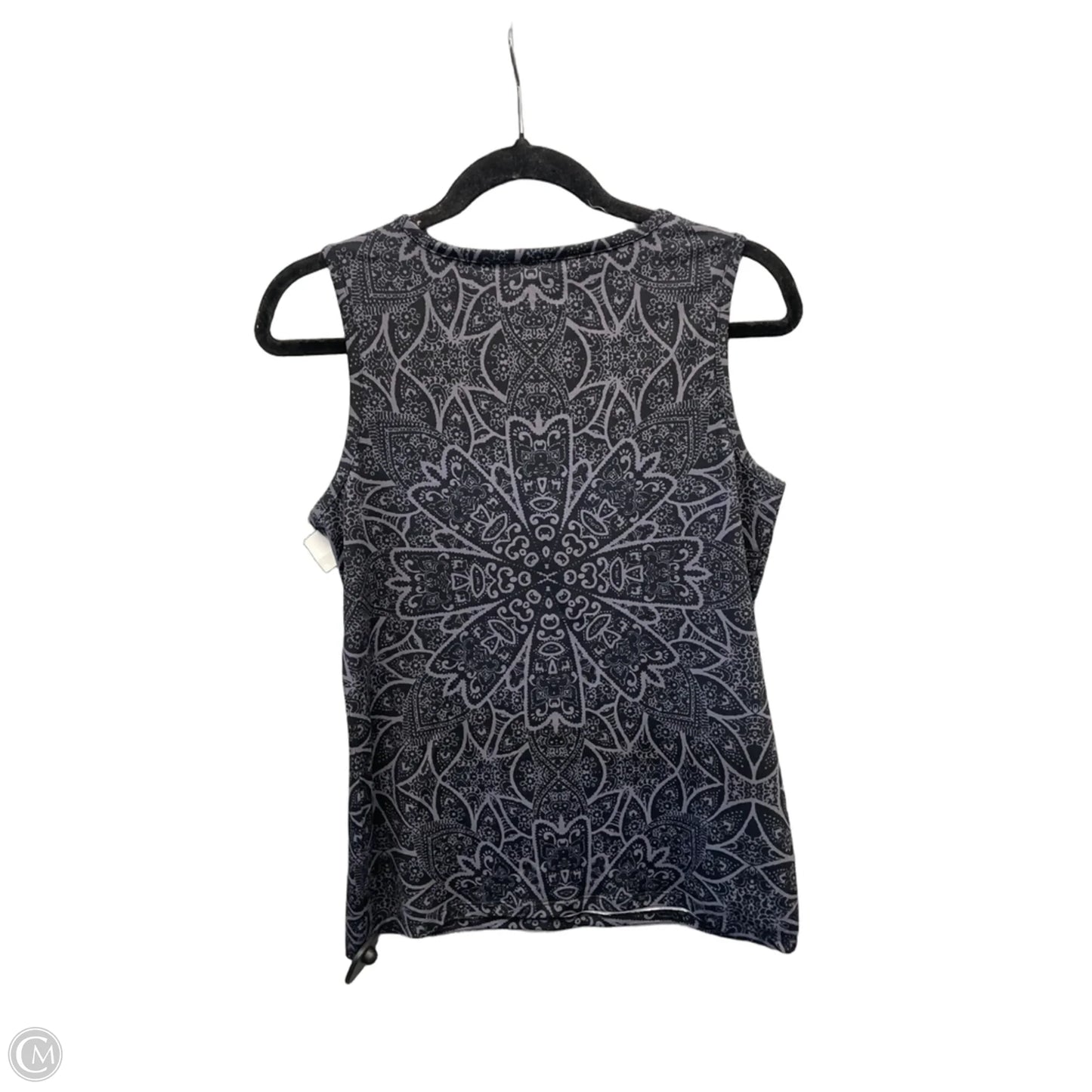 Top Sleeveless By Athleta In Black & Purple, Size: M
