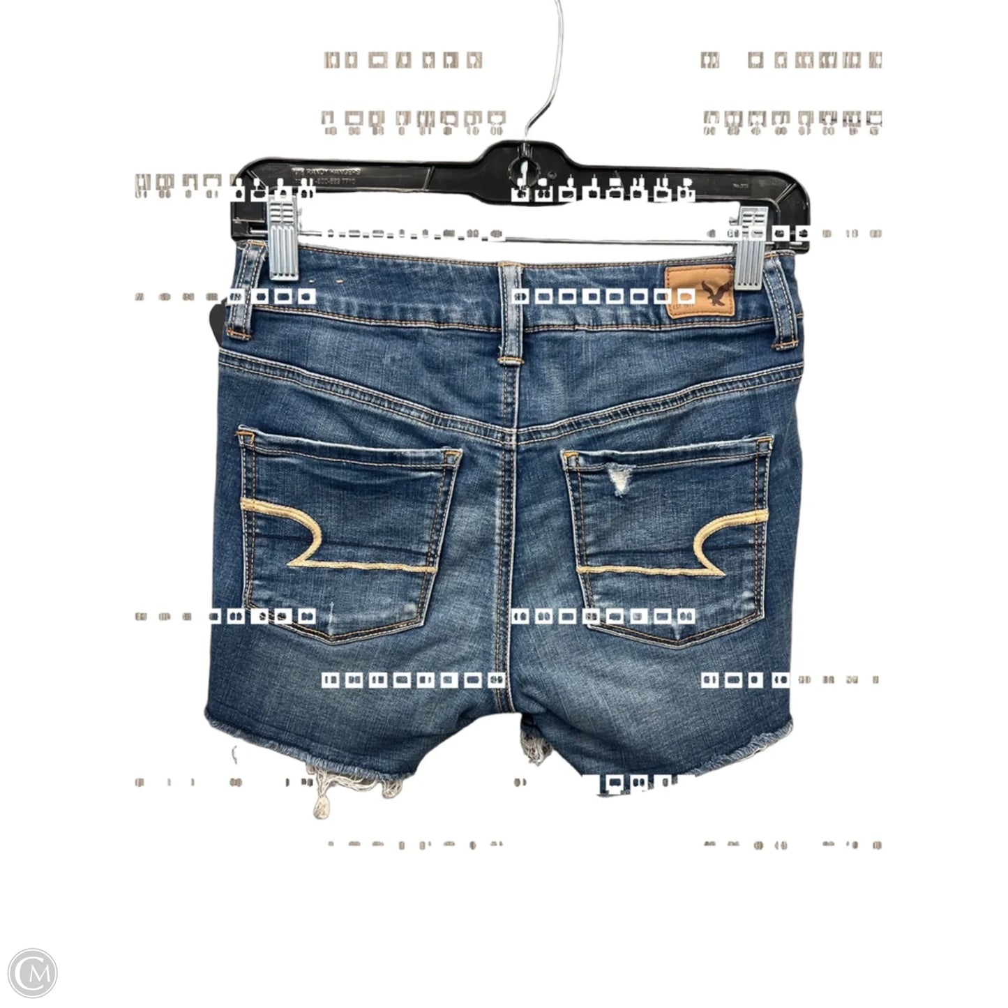 Shorts By American Eagle In Blue Denim, Size: 4