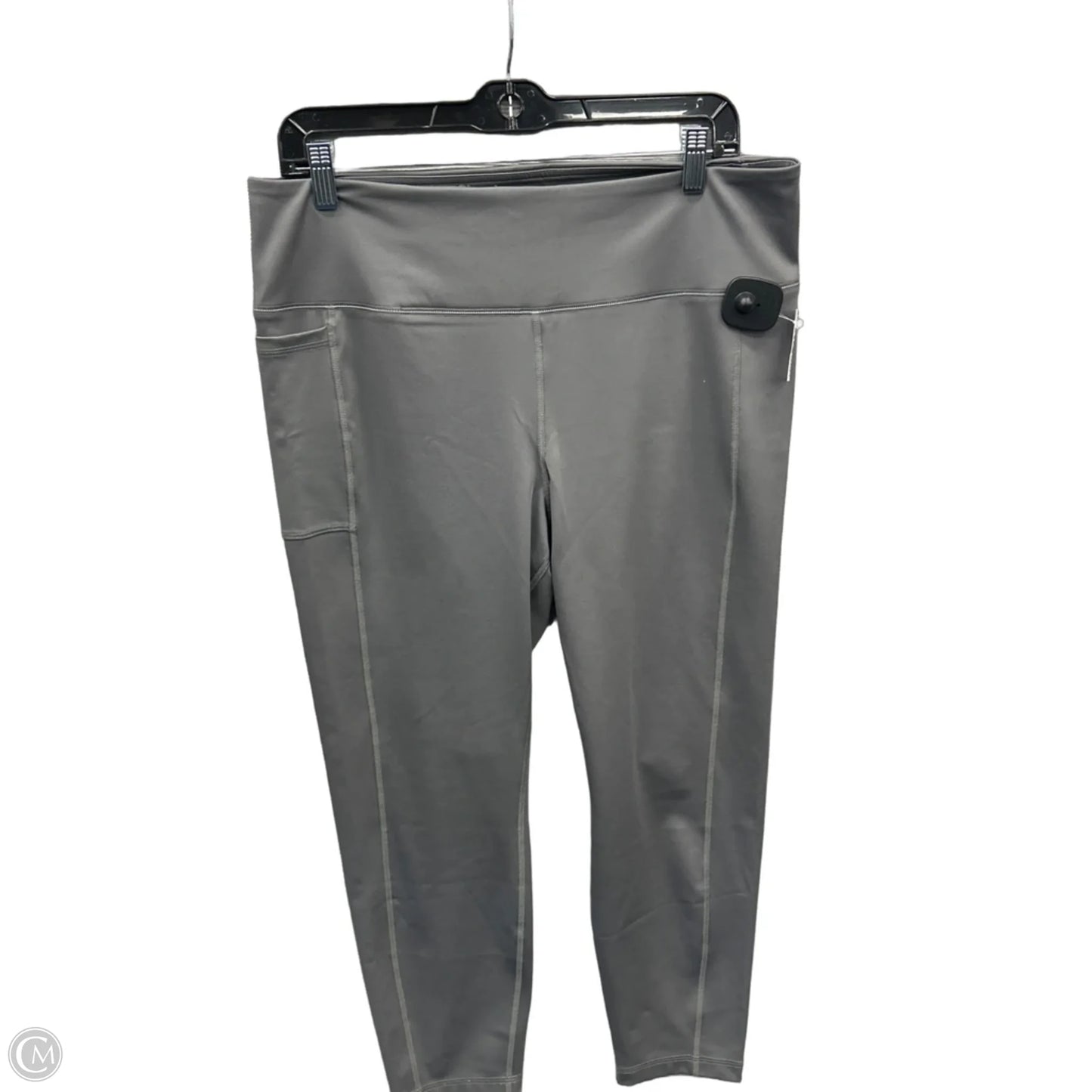 Athletic Leggings By Columbia In Grey, Size: Xl
