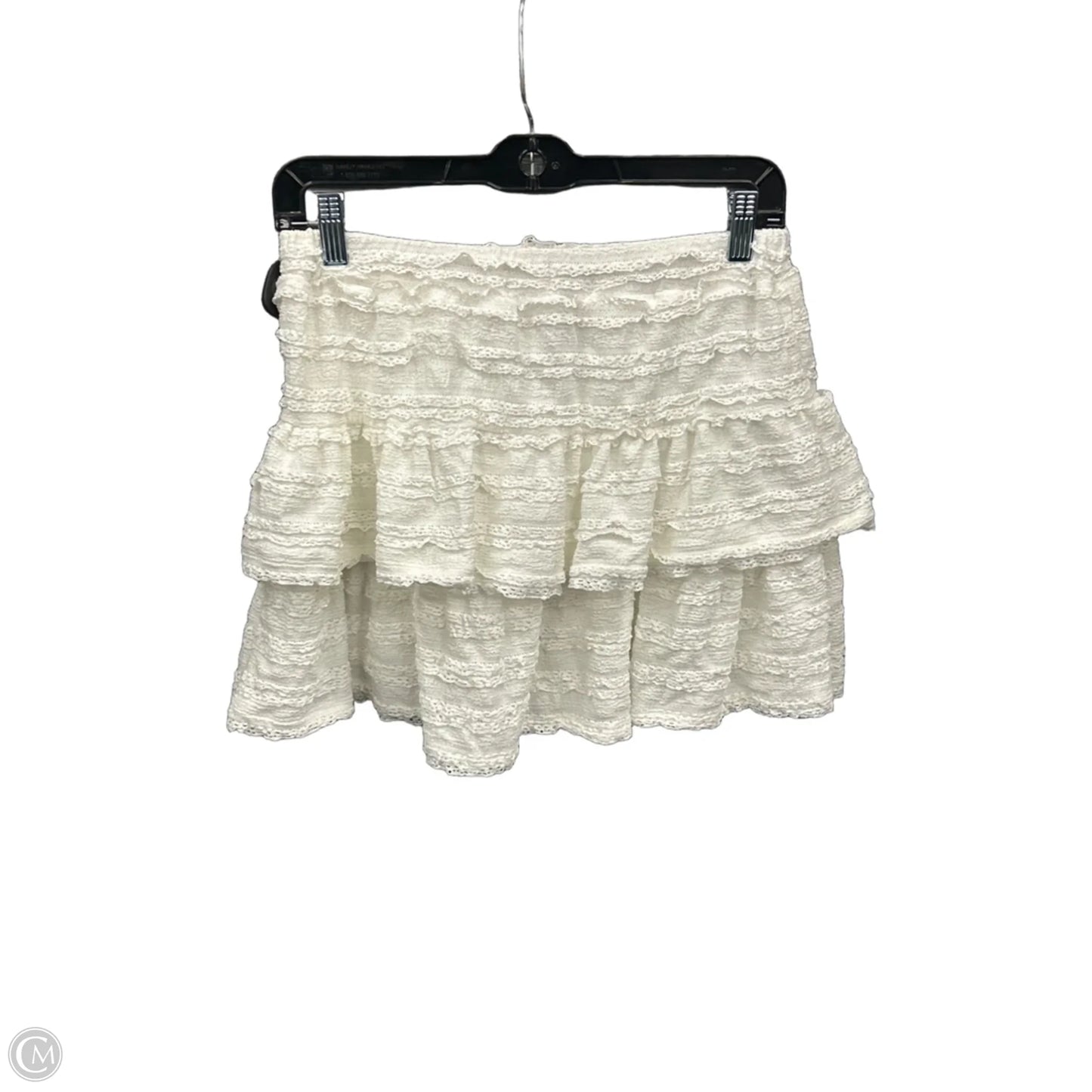 Skirt Mini & Short By Madden Girl In White, Size: 4