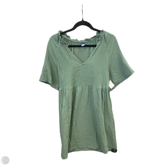 Dress Casual Midi By Old Navy In Green, Size: S