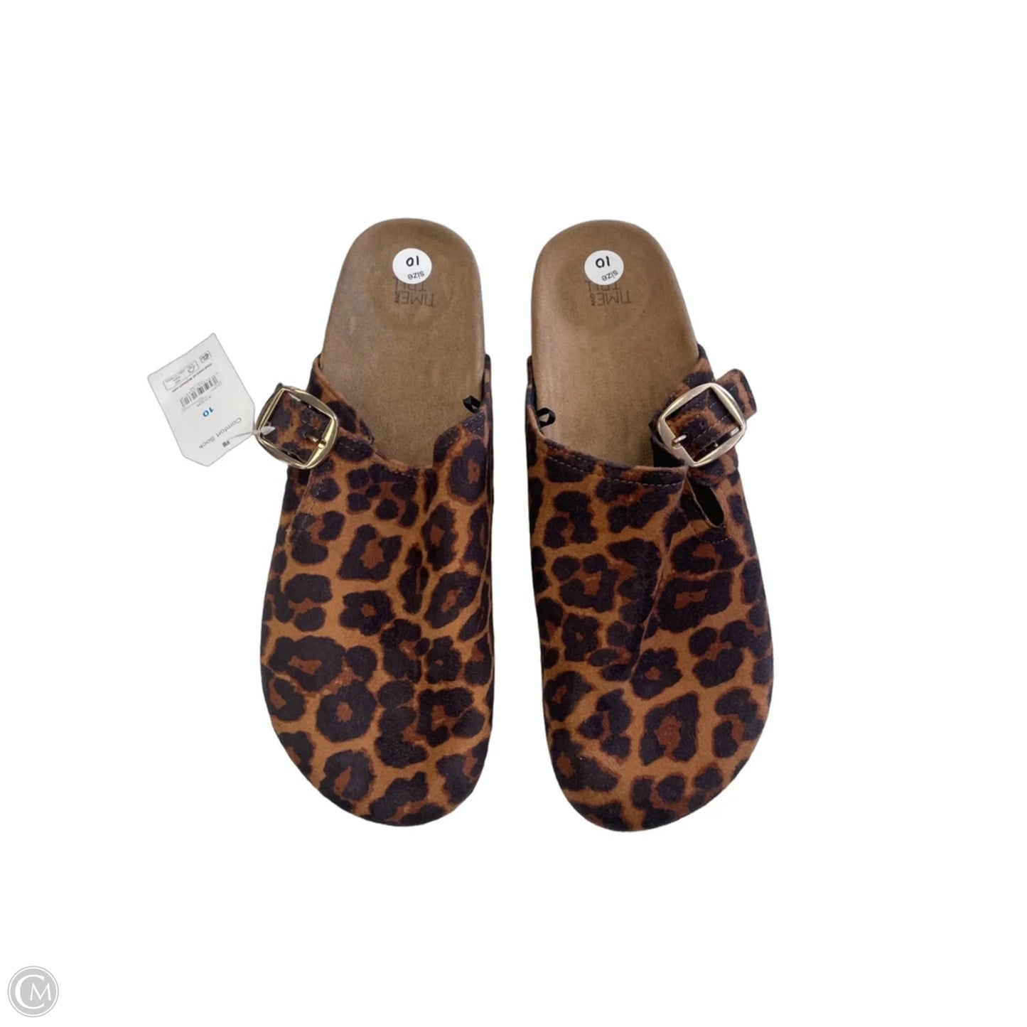 Shoes Flats By Time And Tru In Animal Print, Size: 10
