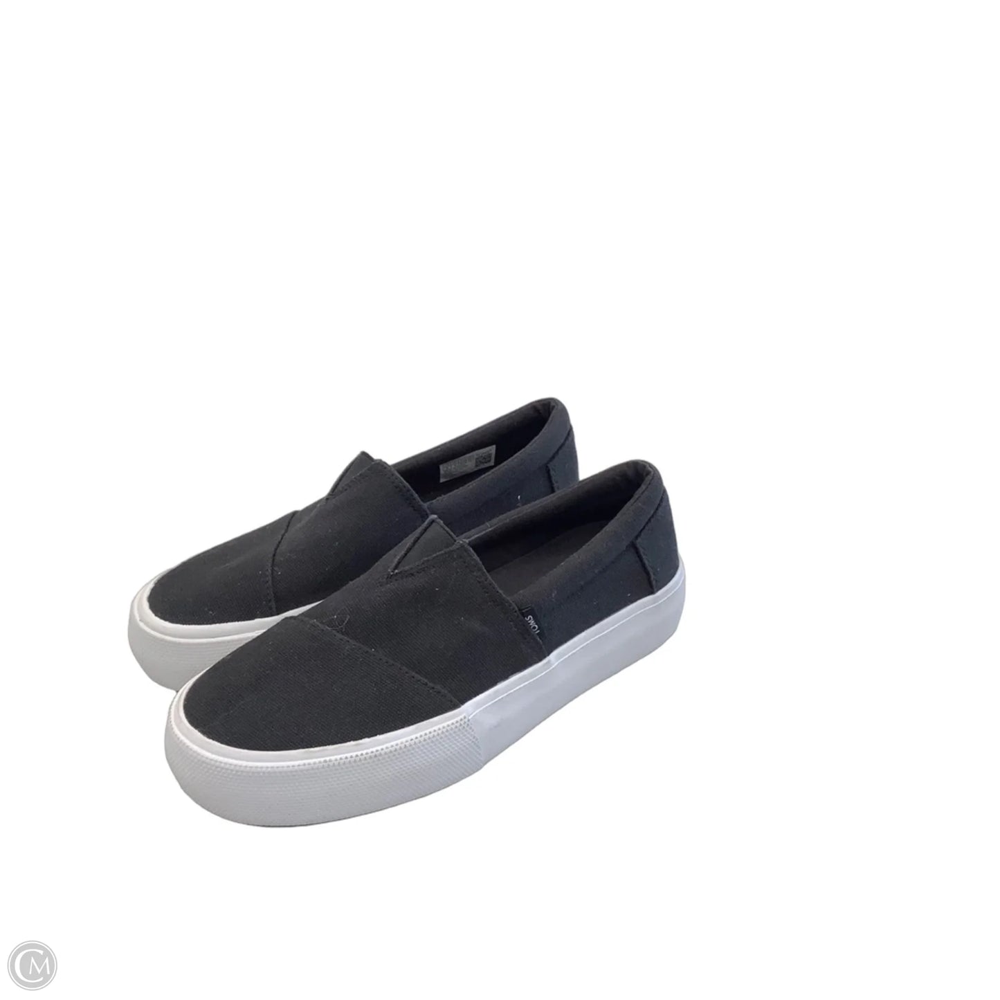 Shoes Flats By Toms In Black, Size: 6
