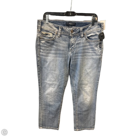Capris By Silver In Blue Denim, Size: 14