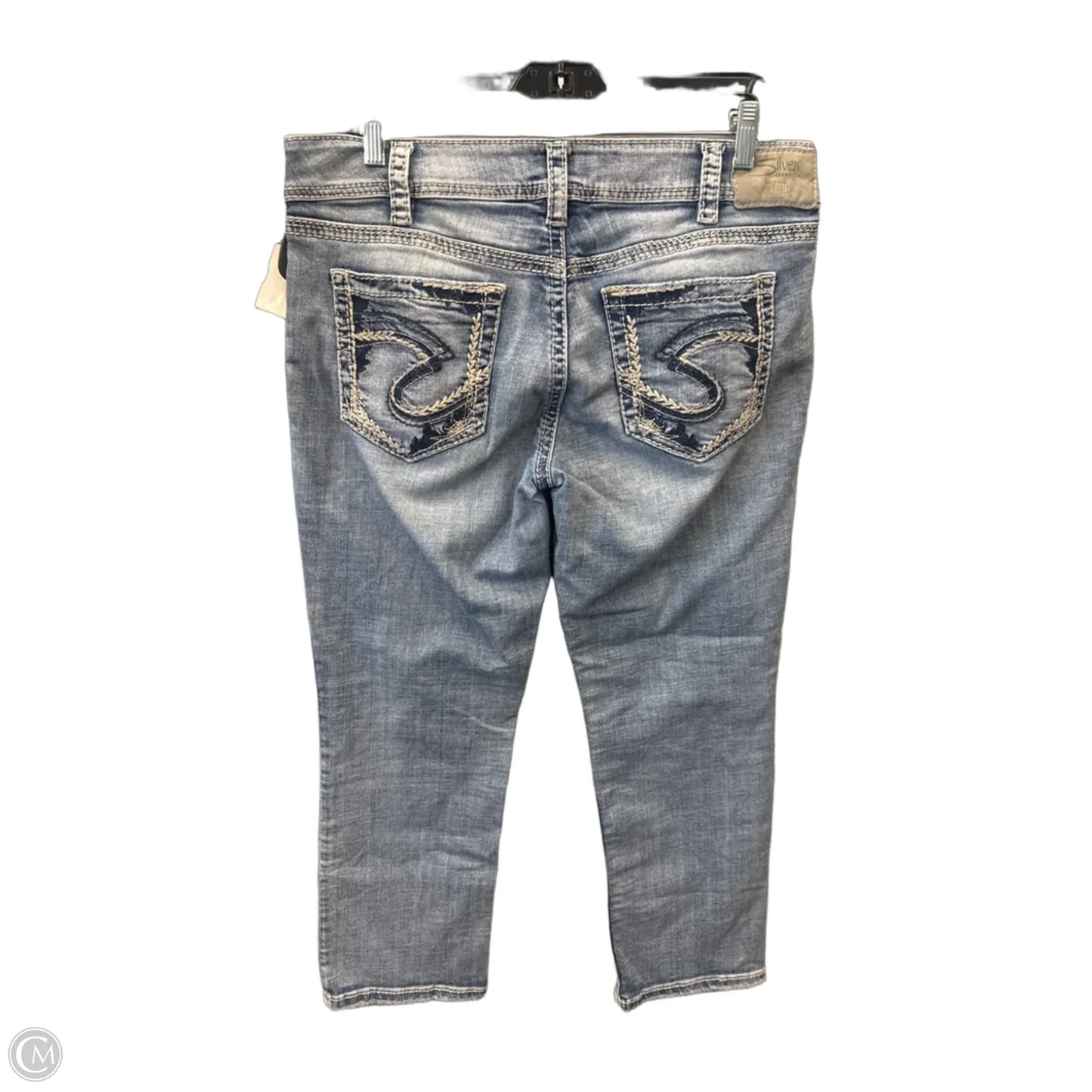 Capris By Silver In Blue Denim, Size: 14