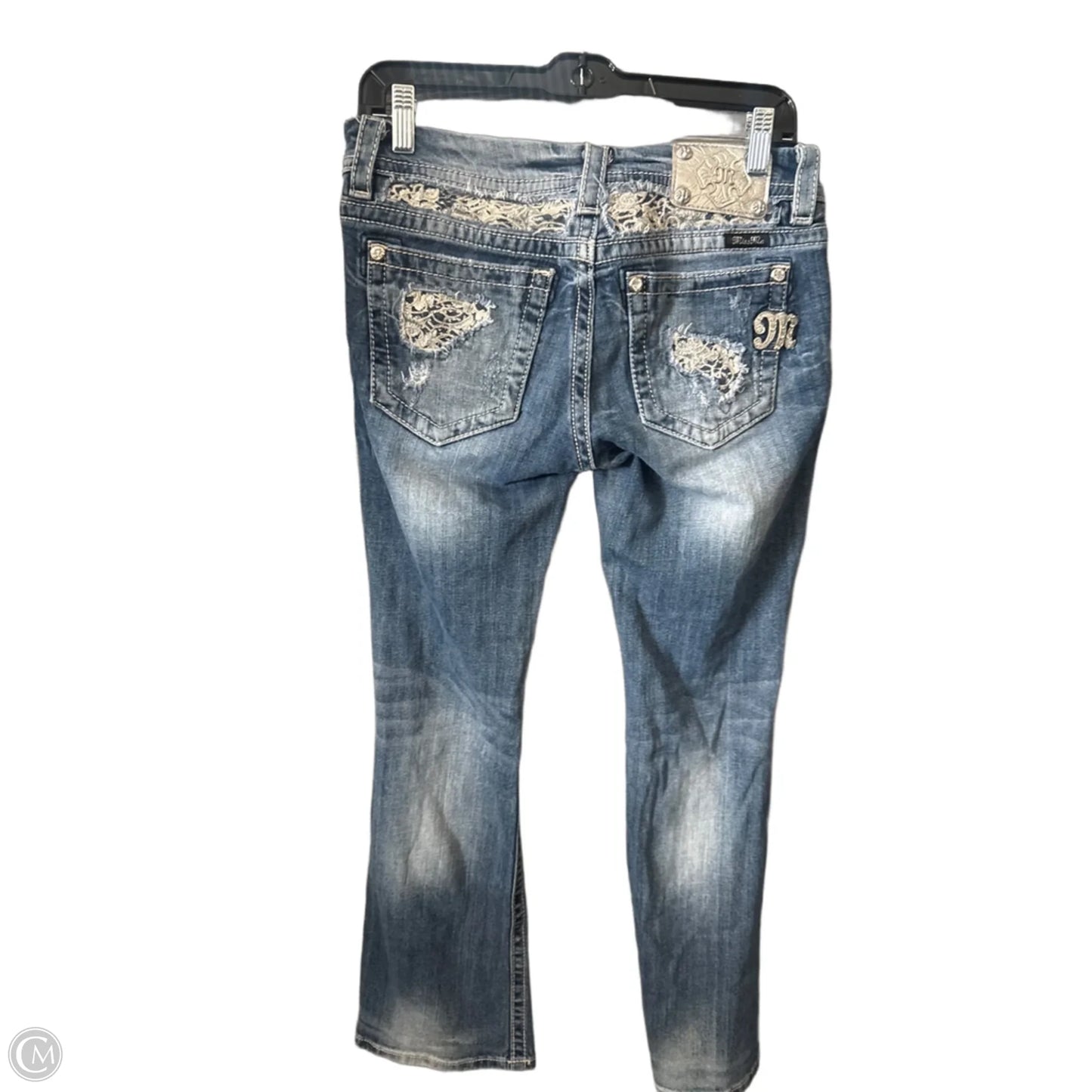 Jeans Boot Cut By Miss Me In Blue Denim, Size: 6