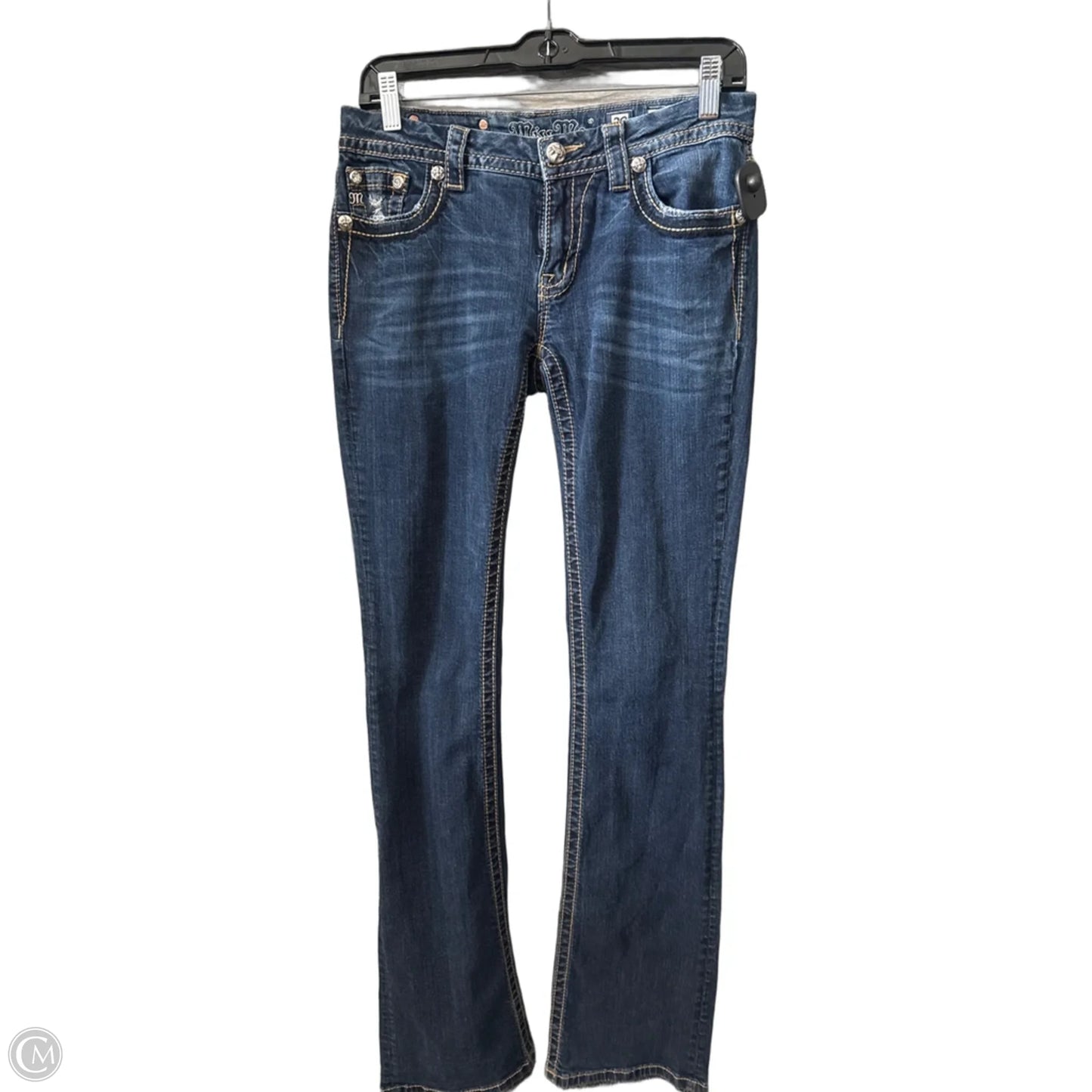 Jeans Boot Cut By Miss Me In Blue Denim, Size: 8