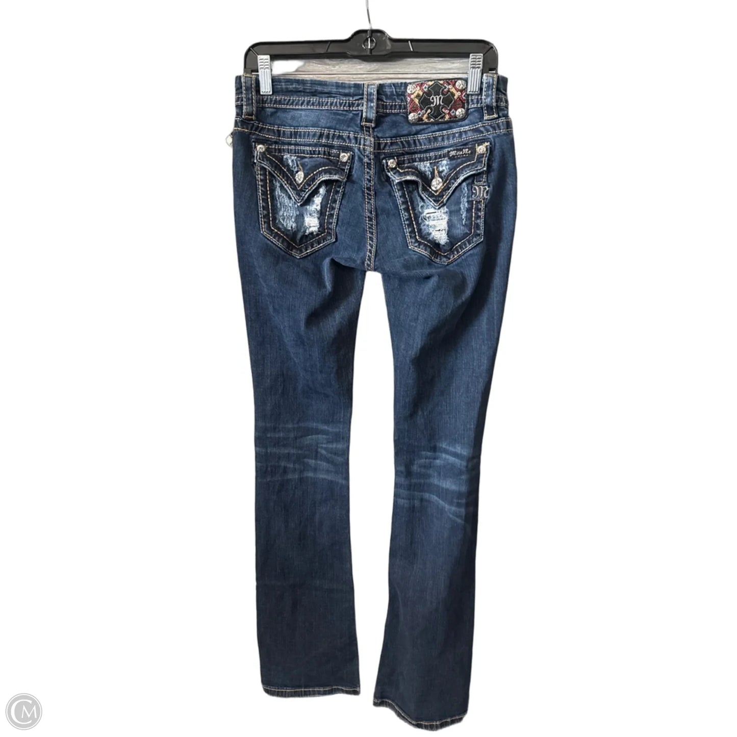 Jeans Boot Cut By Miss Me In Blue Denim, Size: 8