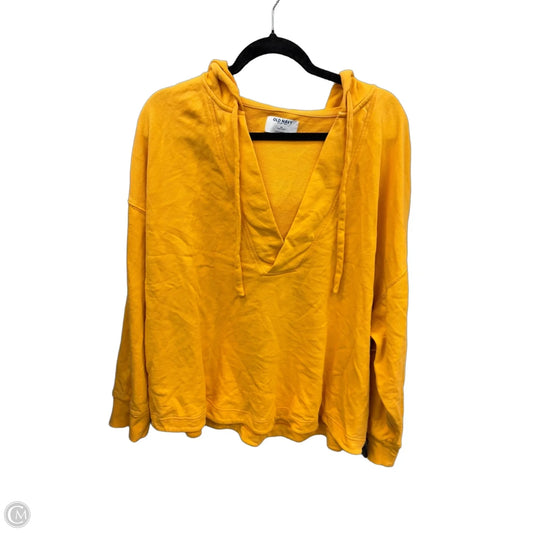 Sweatshirt Hoodie By Old Navy In Orange, Size: 2x