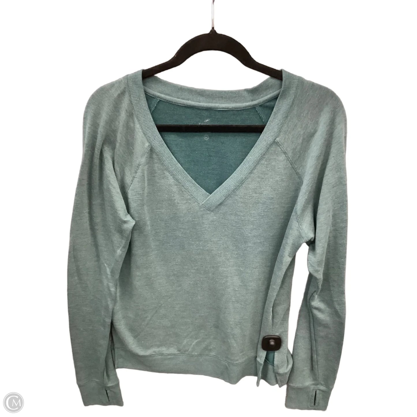 Athletic Top Long Sleeve Crewneck By Freely In Blue, Size: M