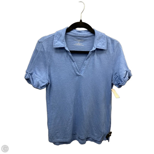 Top Short Sleeve By Talbots In Blue, Size: Sp