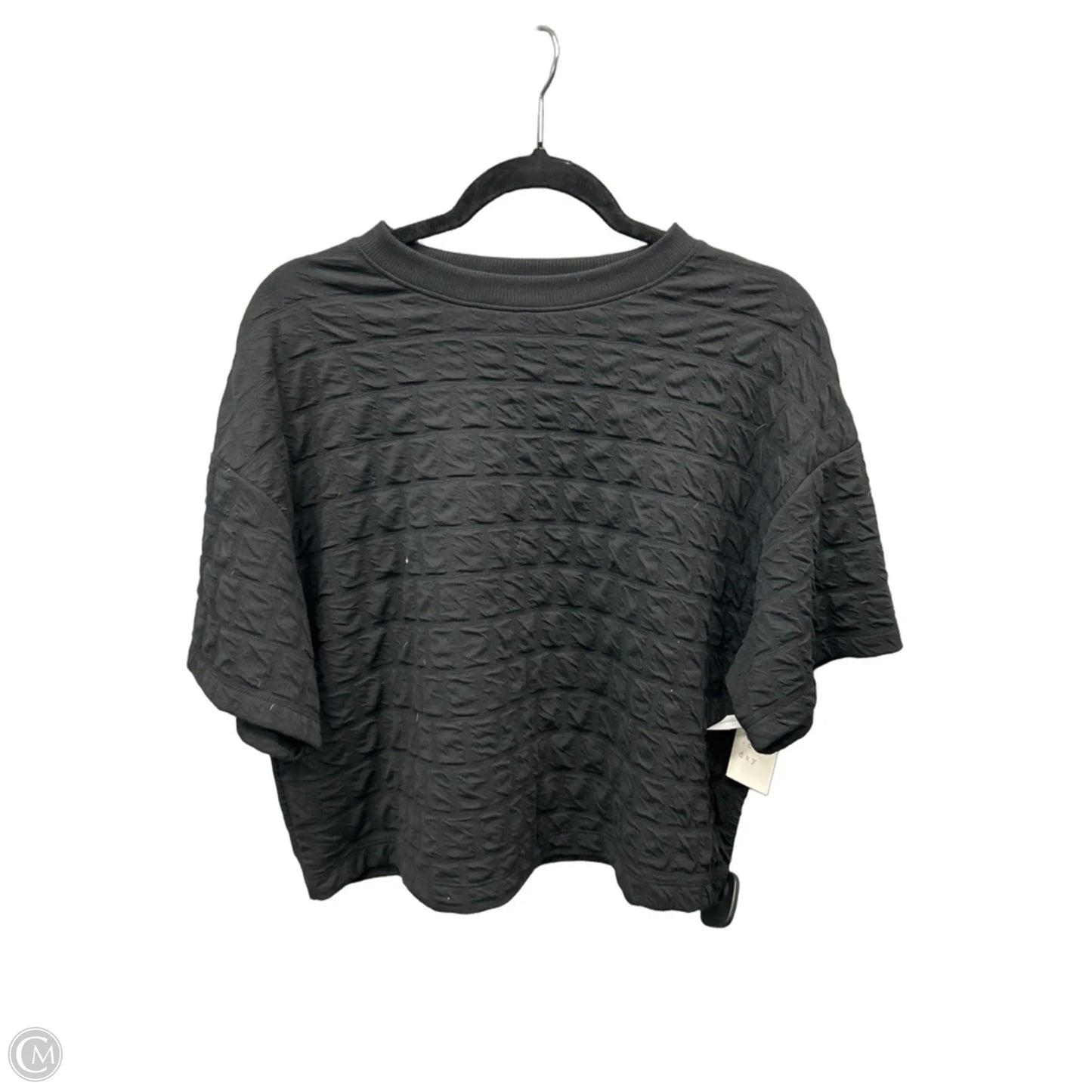Top Short Sleeve By A New Day In Black, Size: M