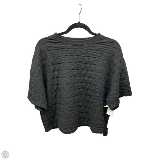 Top Short Sleeve By A New Day In Black, Size: M