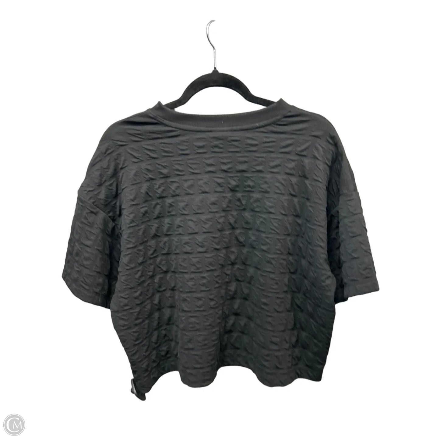 Top Short Sleeve By A New Day In Black, Size: M