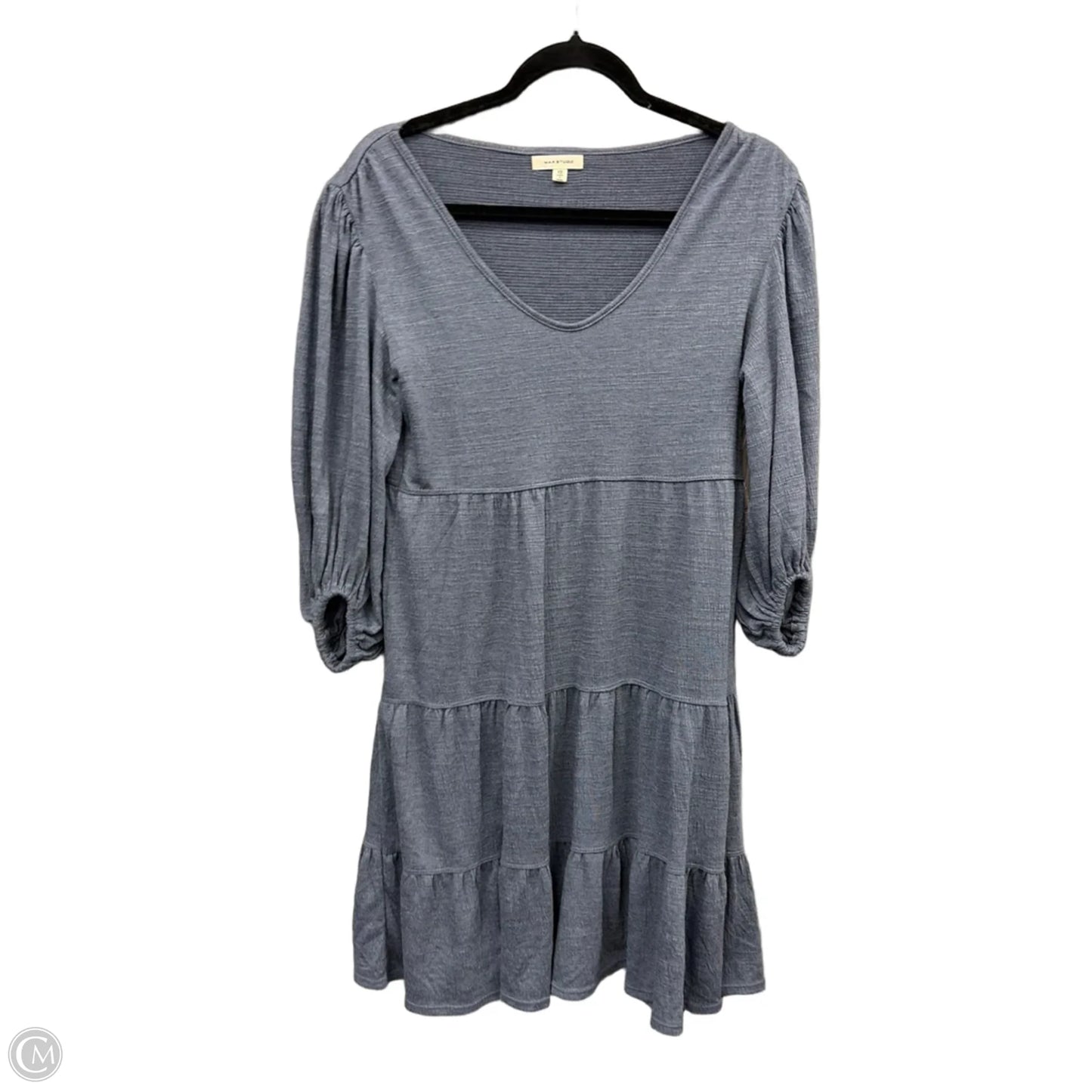 Dress Casual Midi By Max Studio In Blue, Size: Xs
