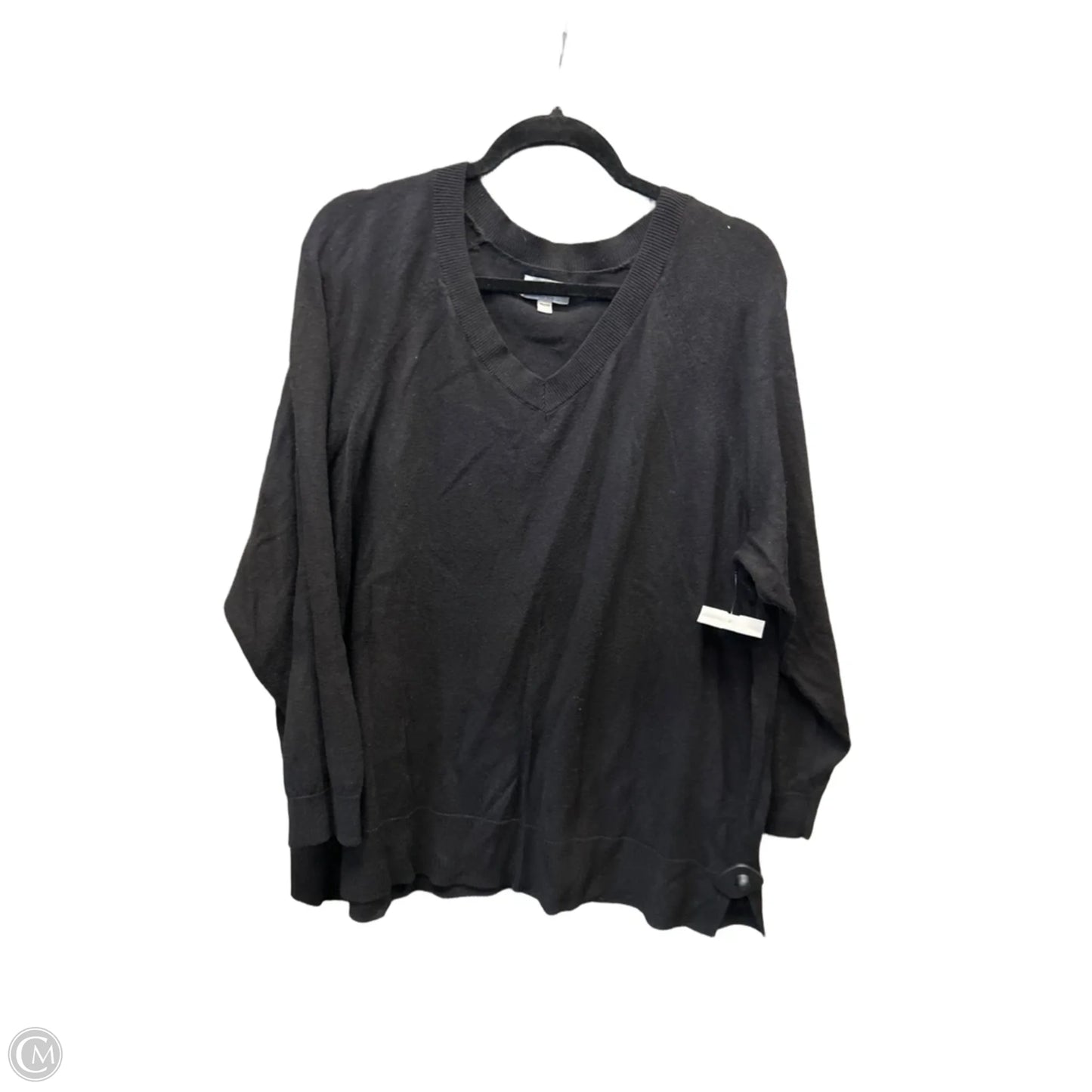 Sweater By Lucky Brand In Black, Size: Xxl