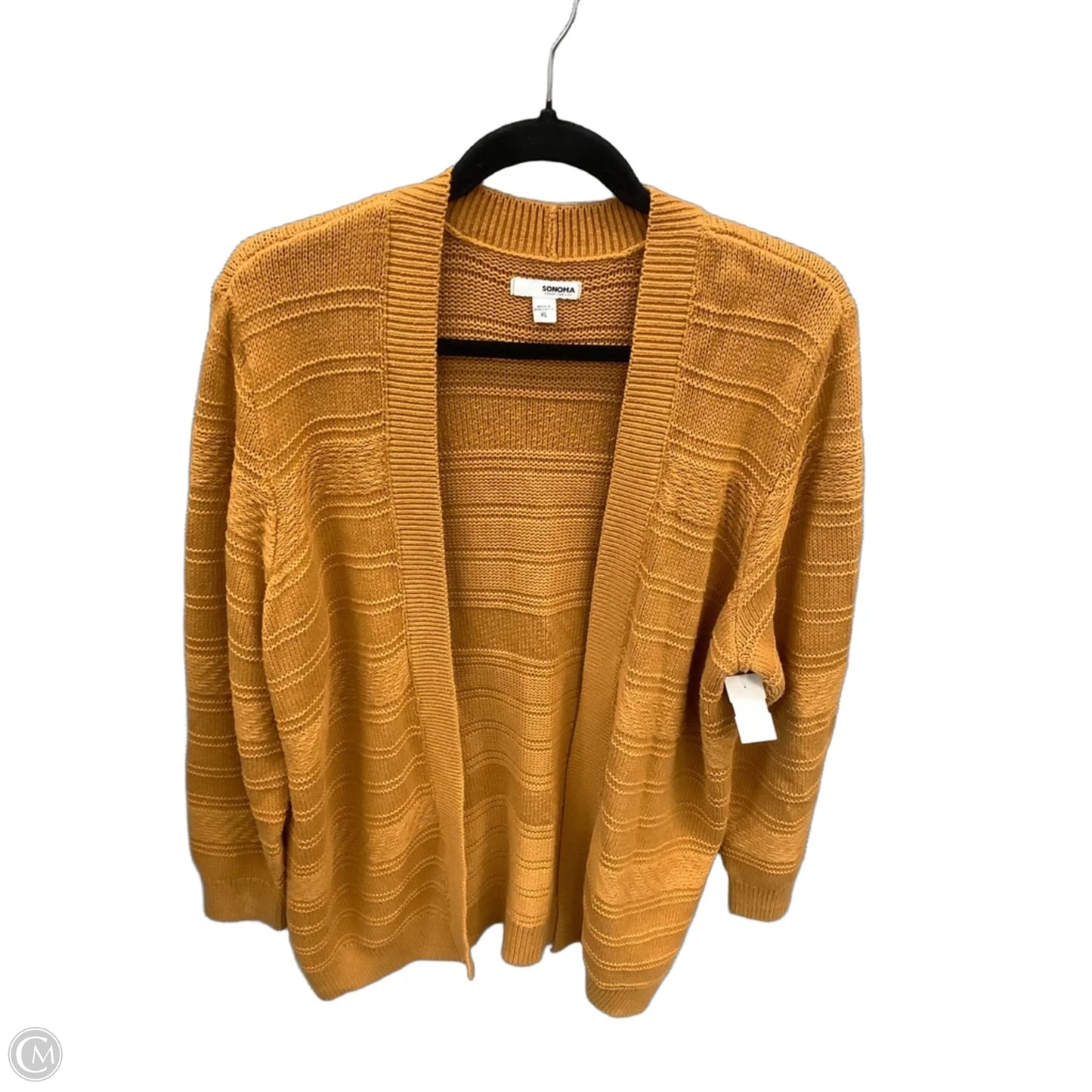 Sweater Cardigan By Sonoma In Orange, Size: Xl
