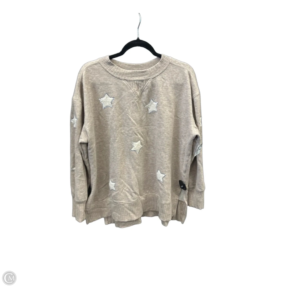Top Long Sleeve By Maurices In Brown, Size: L