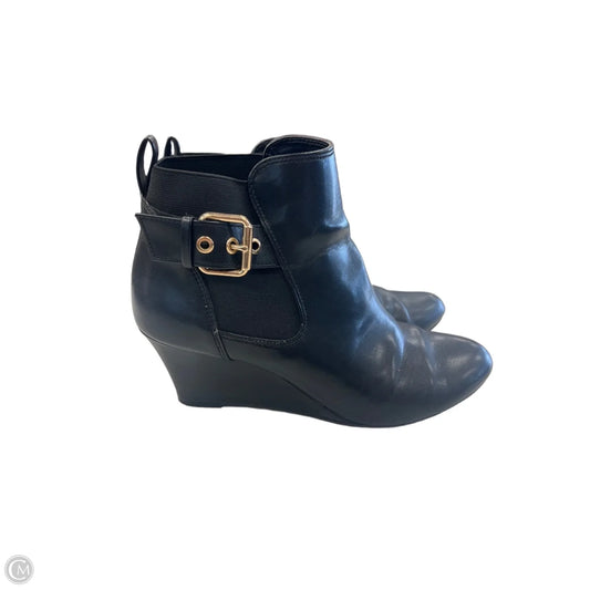 Boots Ankle Heels By Dexflex In Black, Size: 8