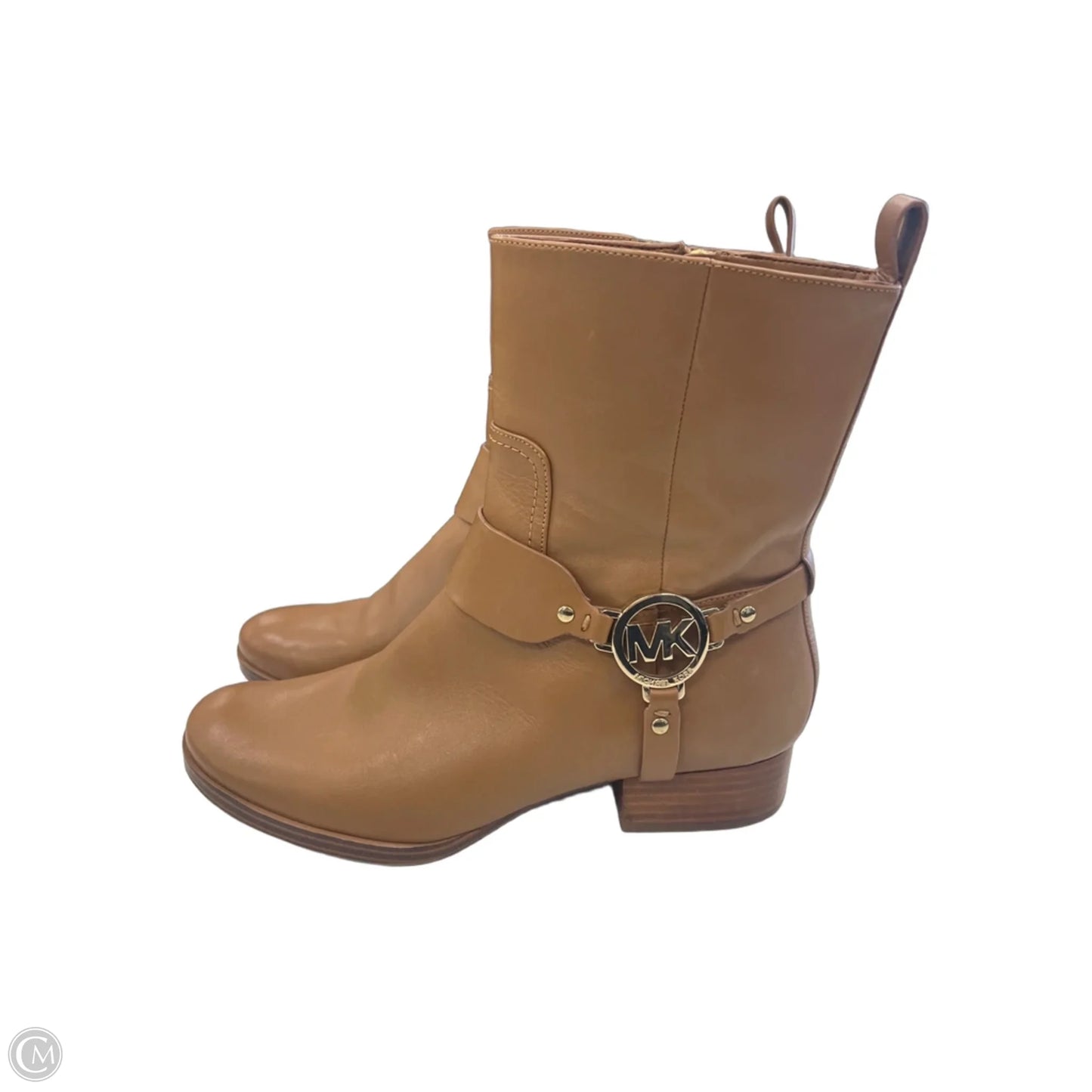 Boots Designer By Michael Kors In Brown, Size: 8