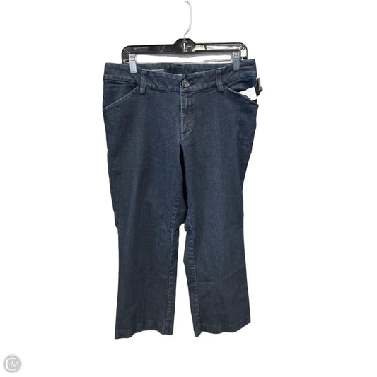 Jeans Straight By Lee In Blue Denim, Size: 14